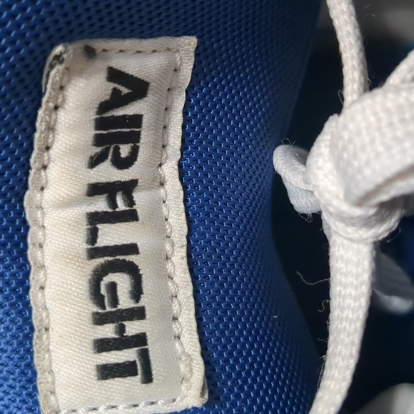 Nike Air Flight 89 Dark Royal Blue White Red Custom Men's Shoes Size 9.5 - Picture 6 of 10